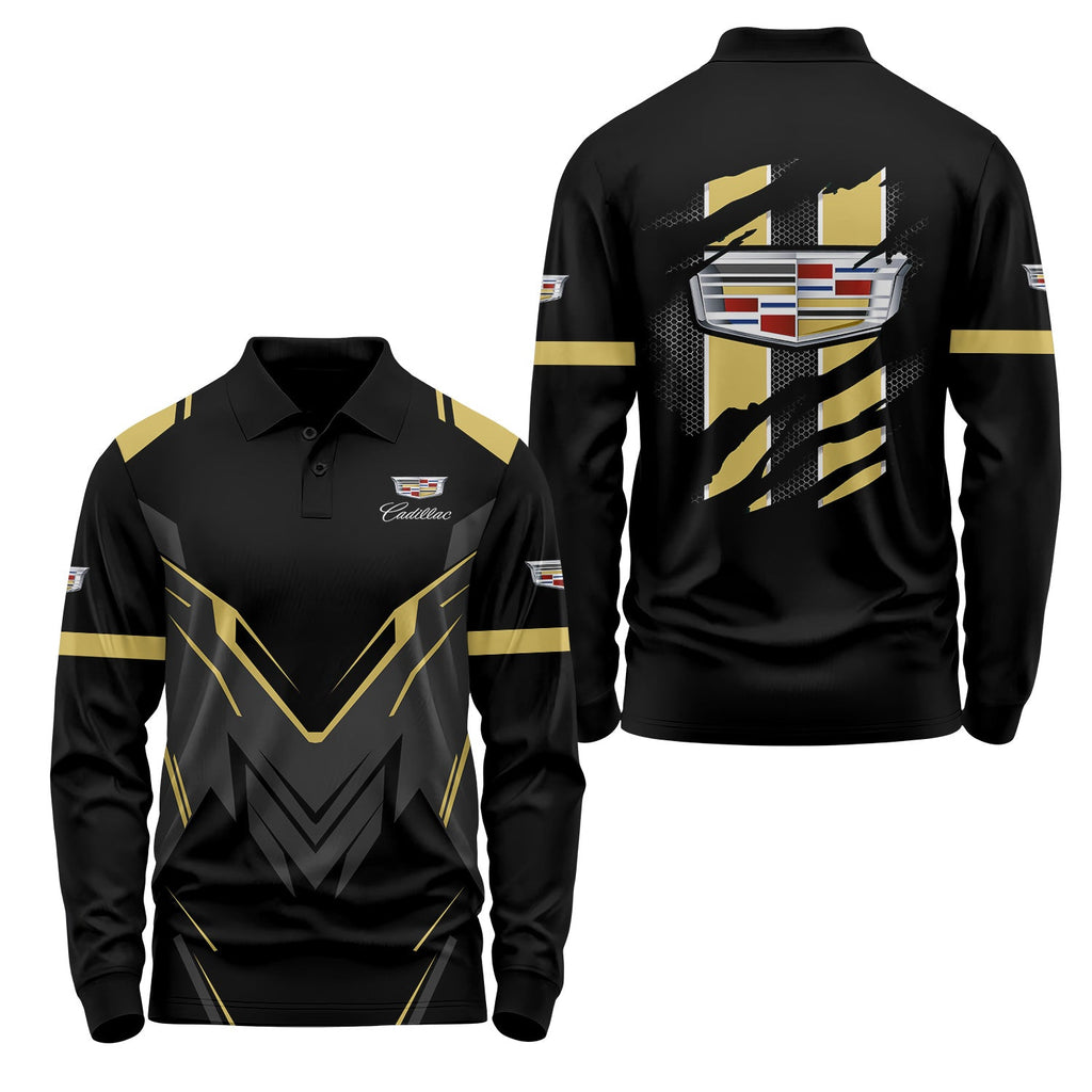 Cadillac Long Sleeve Polo USPL2812