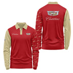 Cadillac Long Sleeve Polo USPL2784