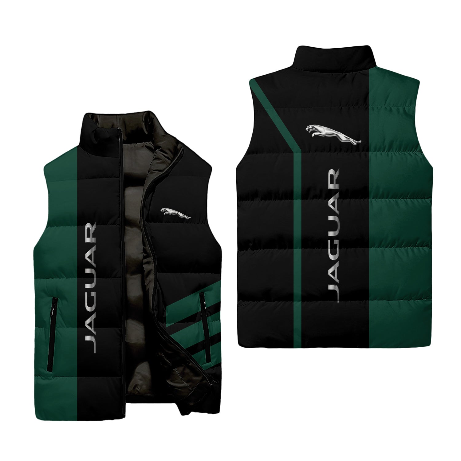 Jaguar Sleeveless Puffer Jacket USPL3252