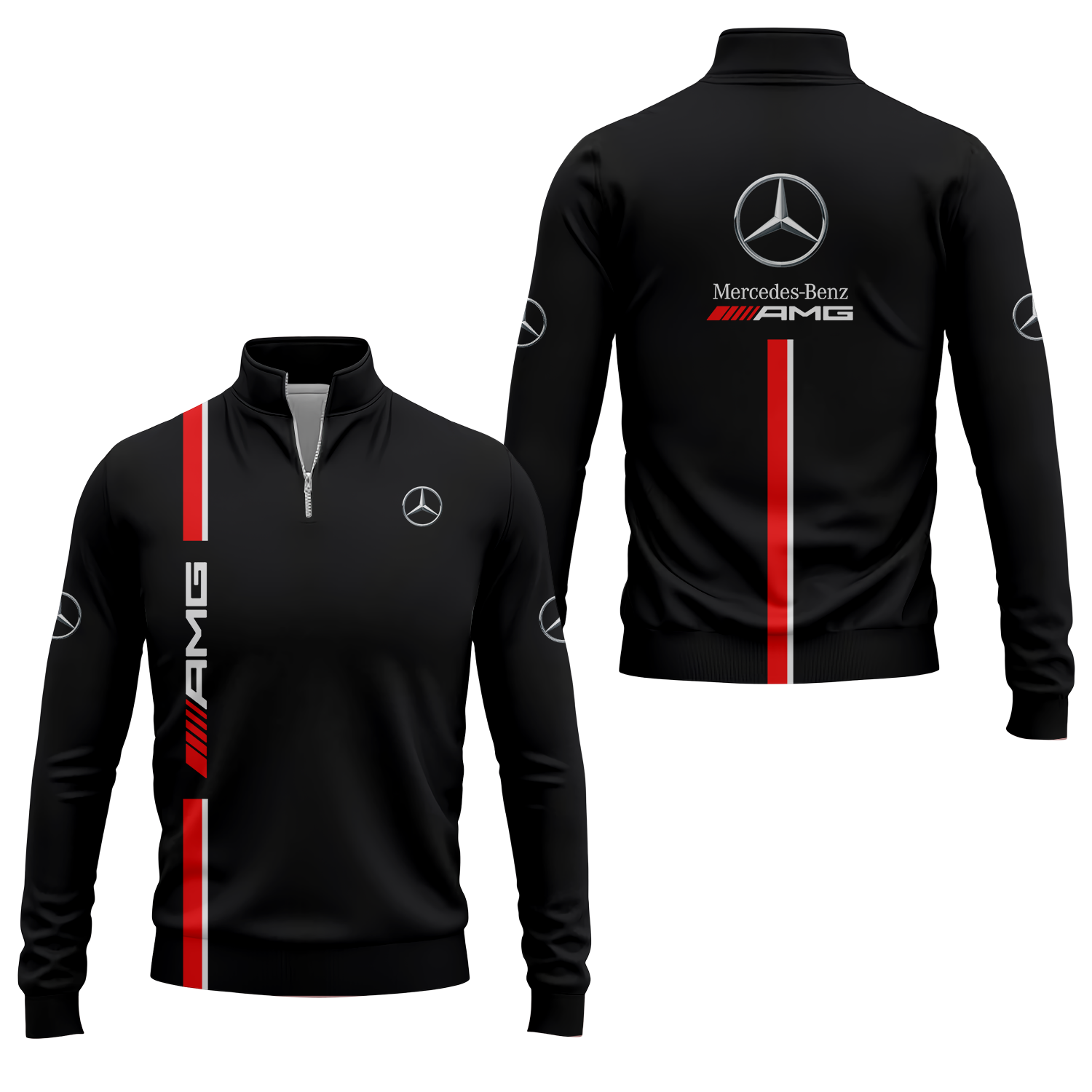 Mercedes Apparels MERC016 - Quarter-zip Pullover