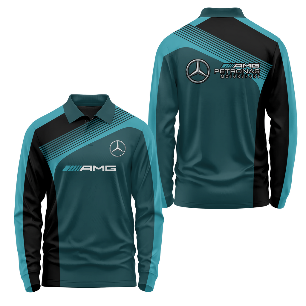 Mercedes Long Sleeve Polo MERC025