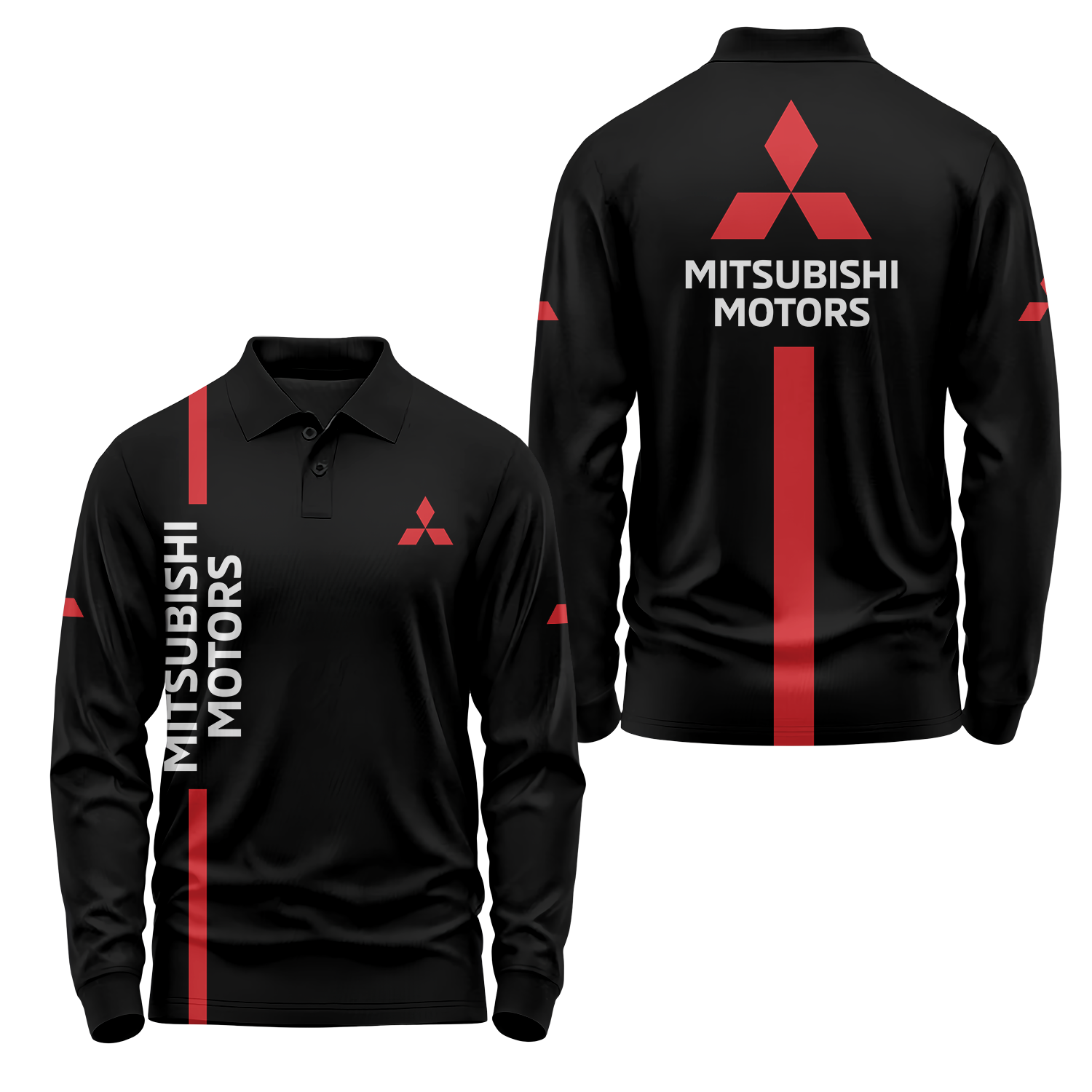 Mitsubishi Long Sleeve Polo USPL2372