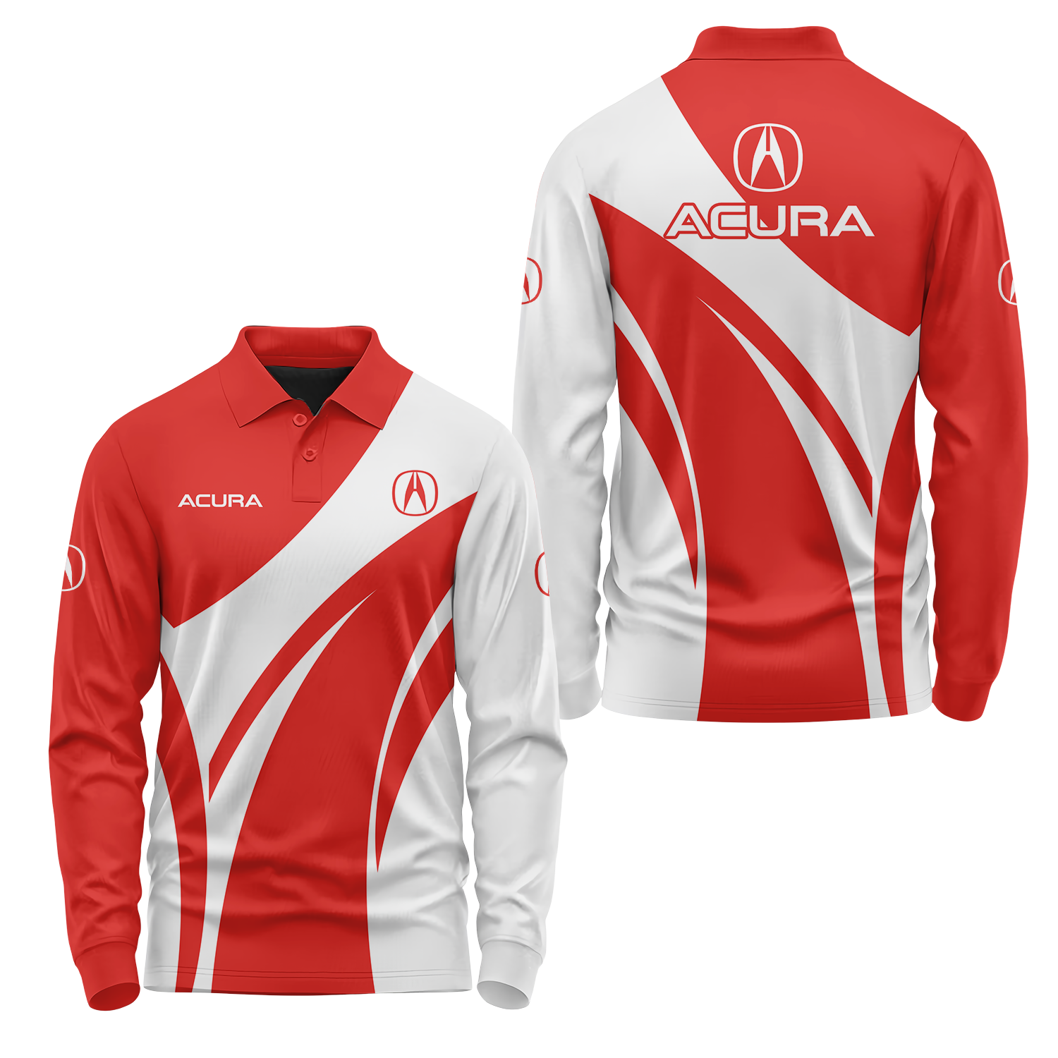 Acura Long Sleeve Polo USPL2739