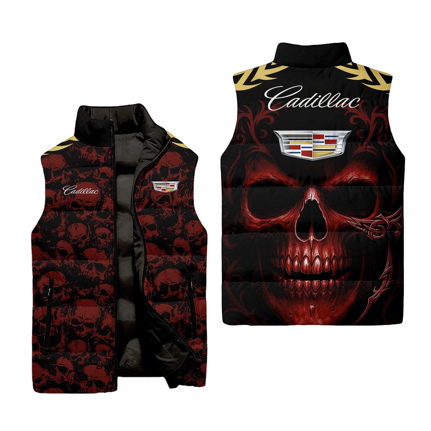 Cadillac Sleeveless Puffer Jacket USPL2795