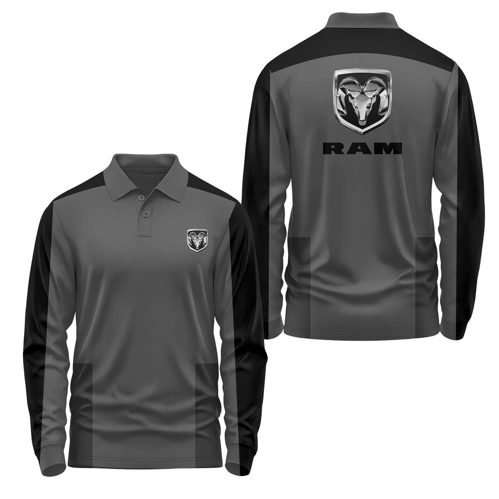 Ram Long Sleeve Polo USPL3025