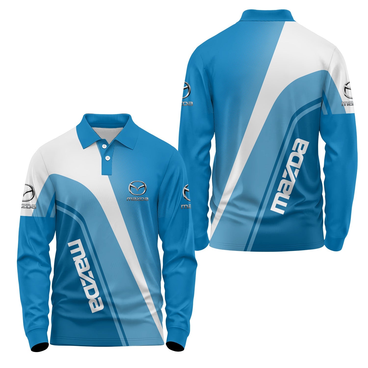 Mazda Long Sleeve Polo USPL2333