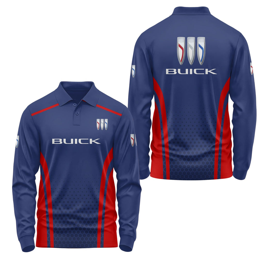 Buick Long Sleeve Polo USPL3101