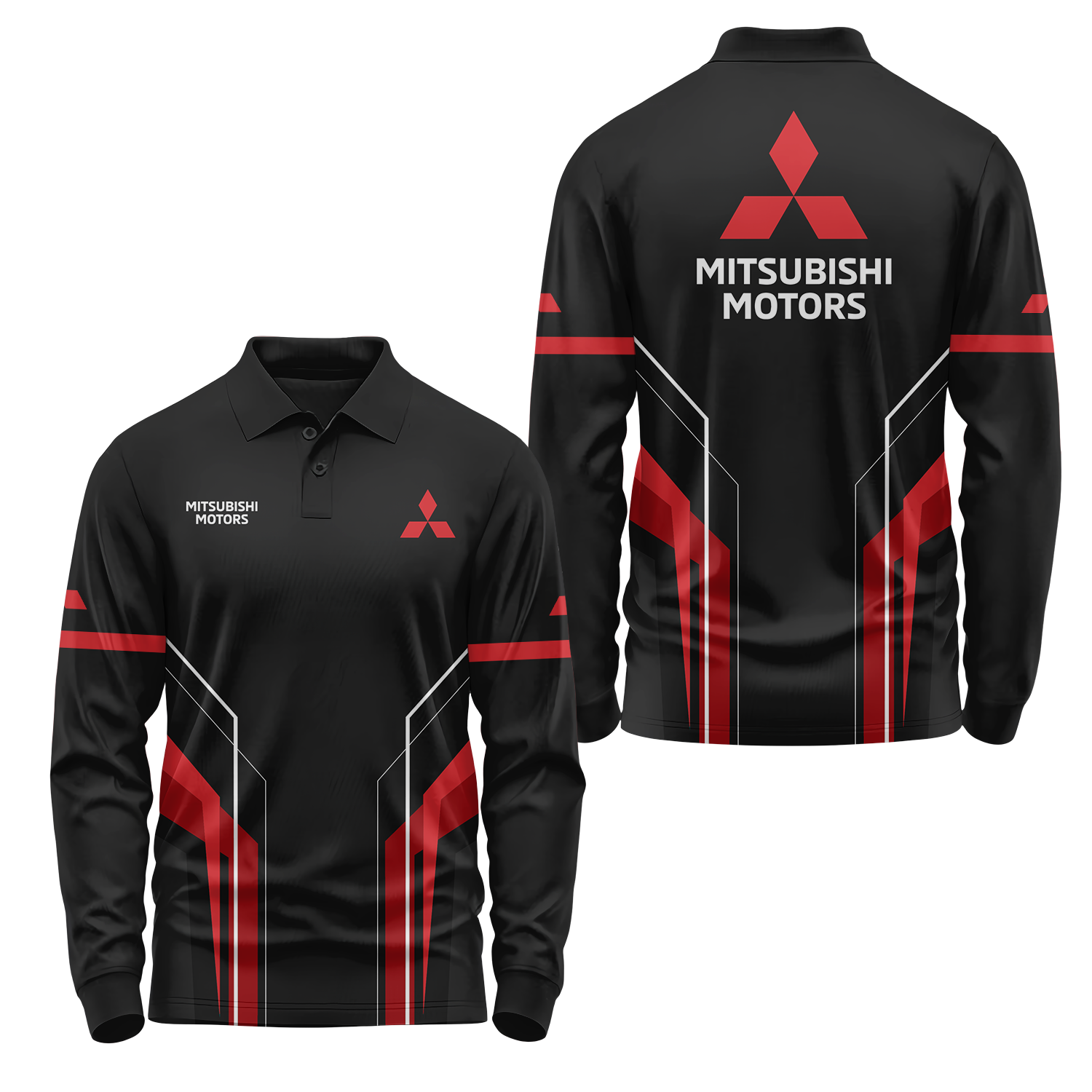 Mitsubishi Long Sleeve Polo USPL2362