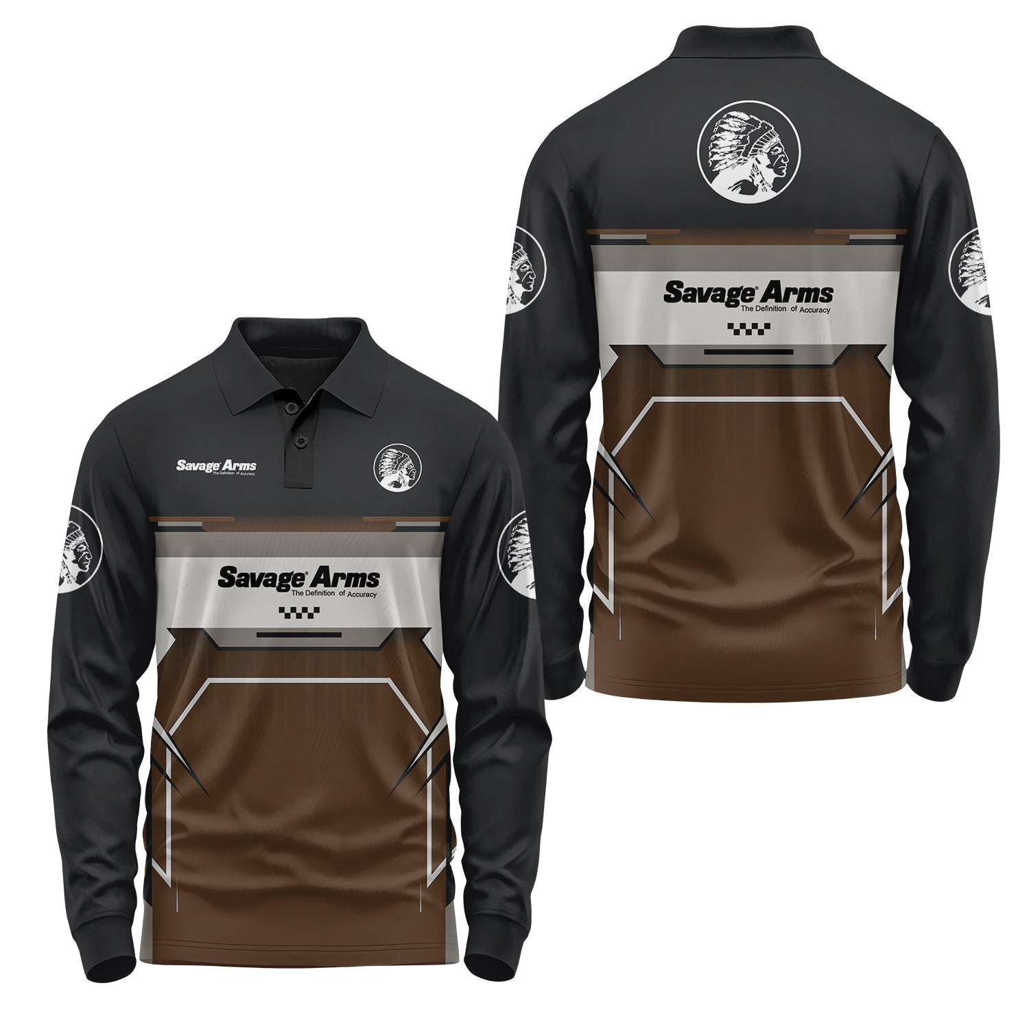 Savage Arms Long Sleeve Polo USPL2231