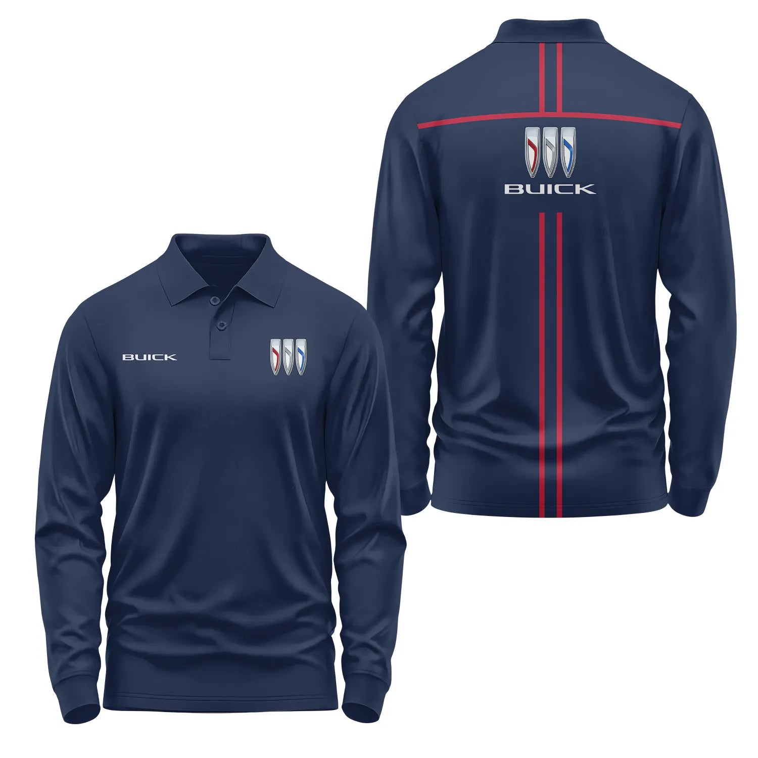 Buick Long Sleeve Polo SC018
