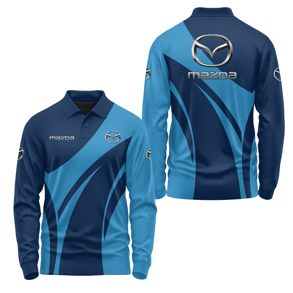 Mazda Long Sleeve Polo USPL2319