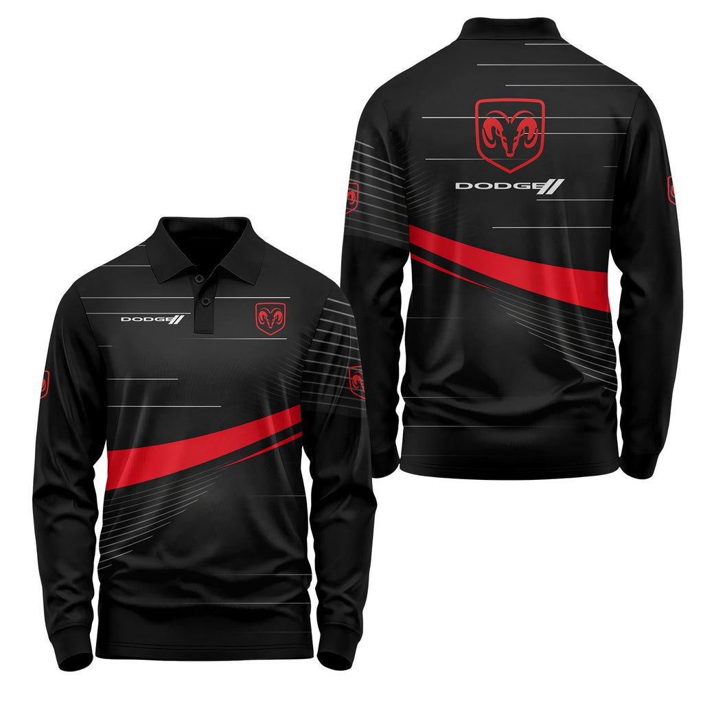 Dodge Long Sleeve Polo USPL2939