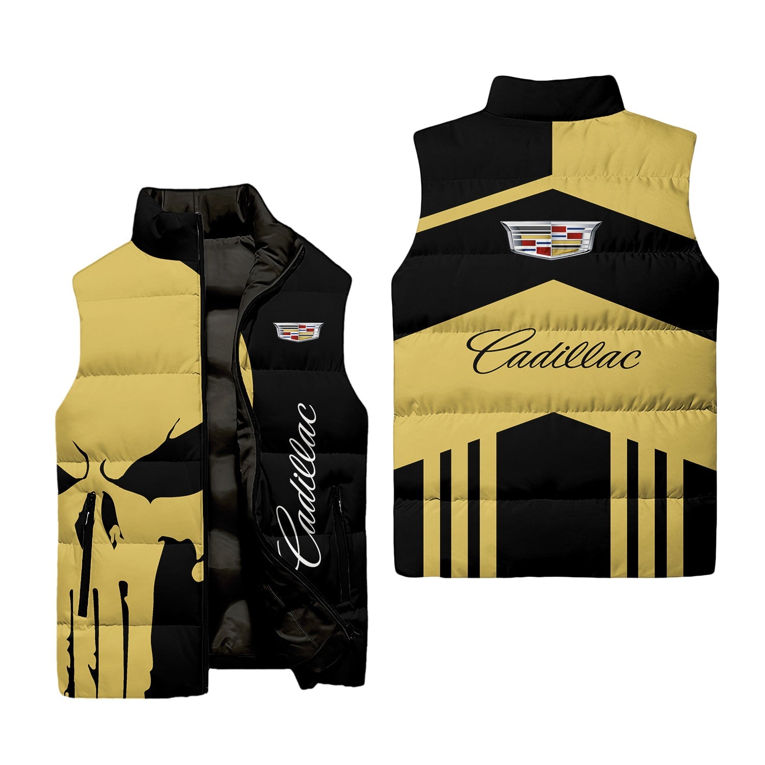 Cadillac Sleeveless Puffer Jacket USPL2791