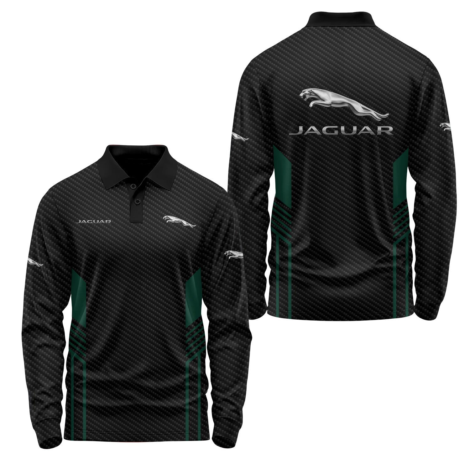 Jaguar Long Sleeve Polo USPL3226