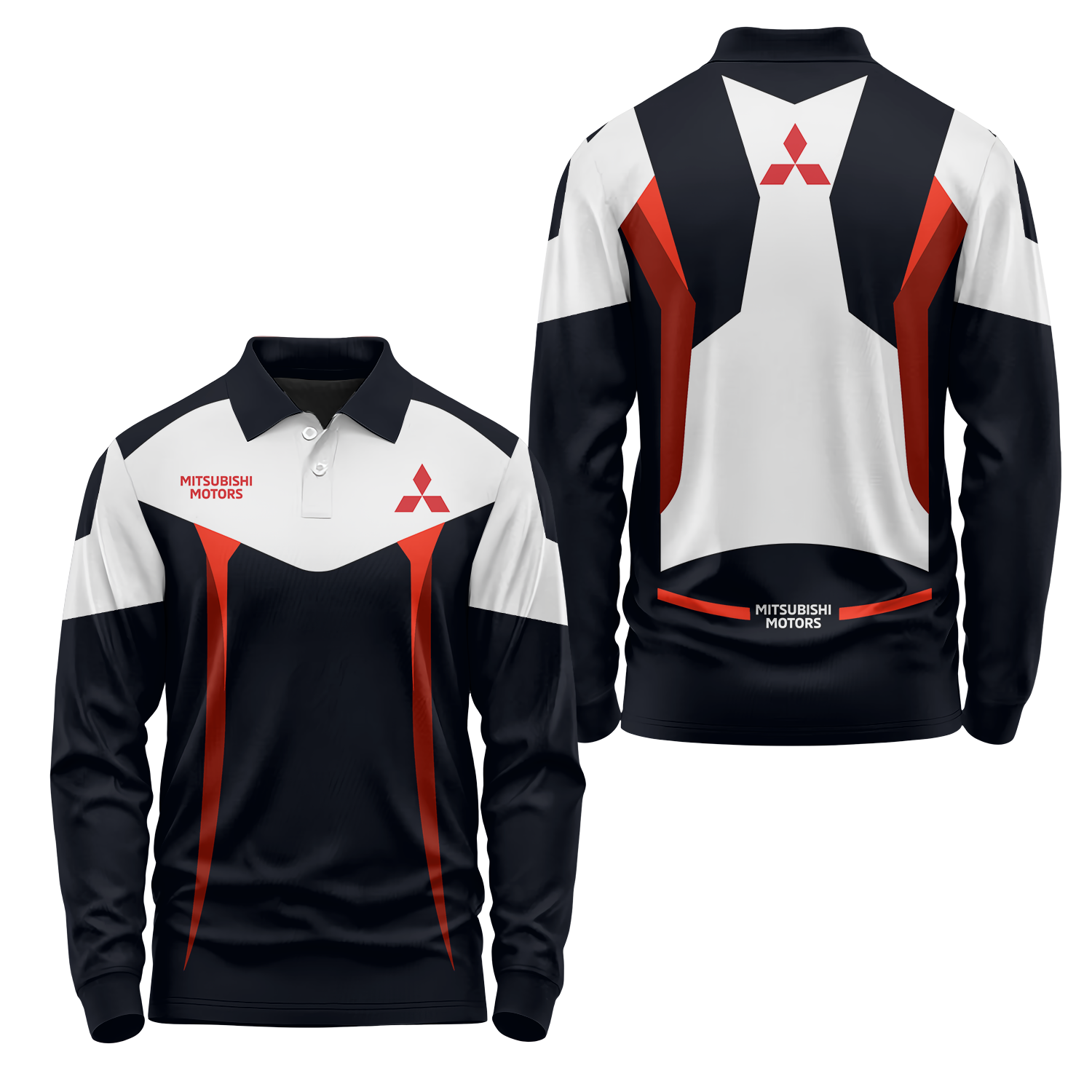 Mitsubishi Long Sleeve Polo USPL2383