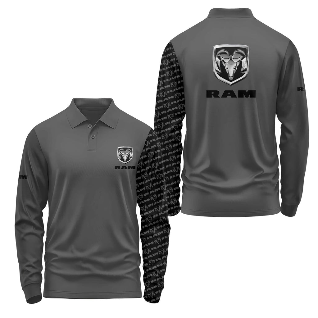 Ram Long Sleeve Polo USPL3024