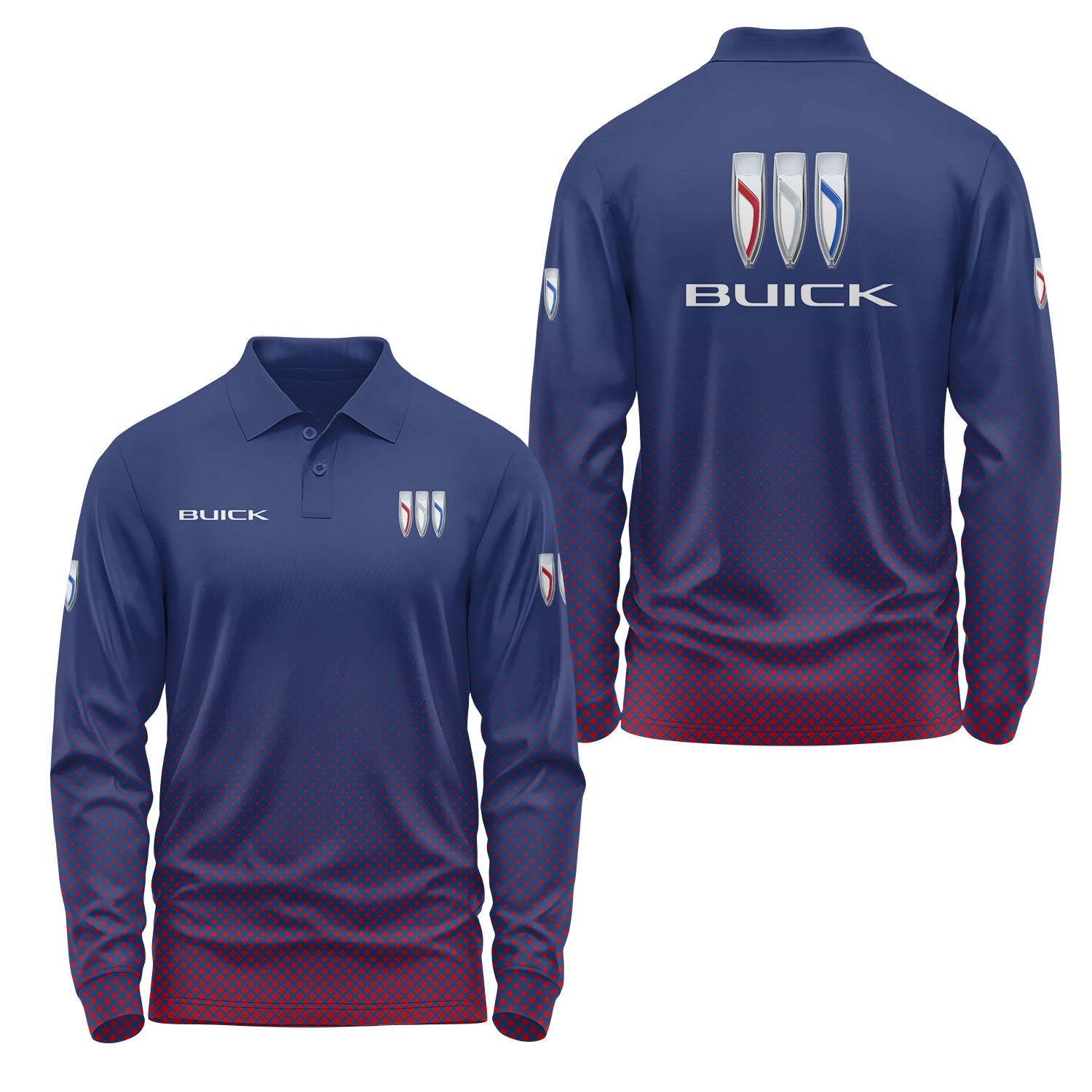 Buick Long Sleeve Polo USPL3093