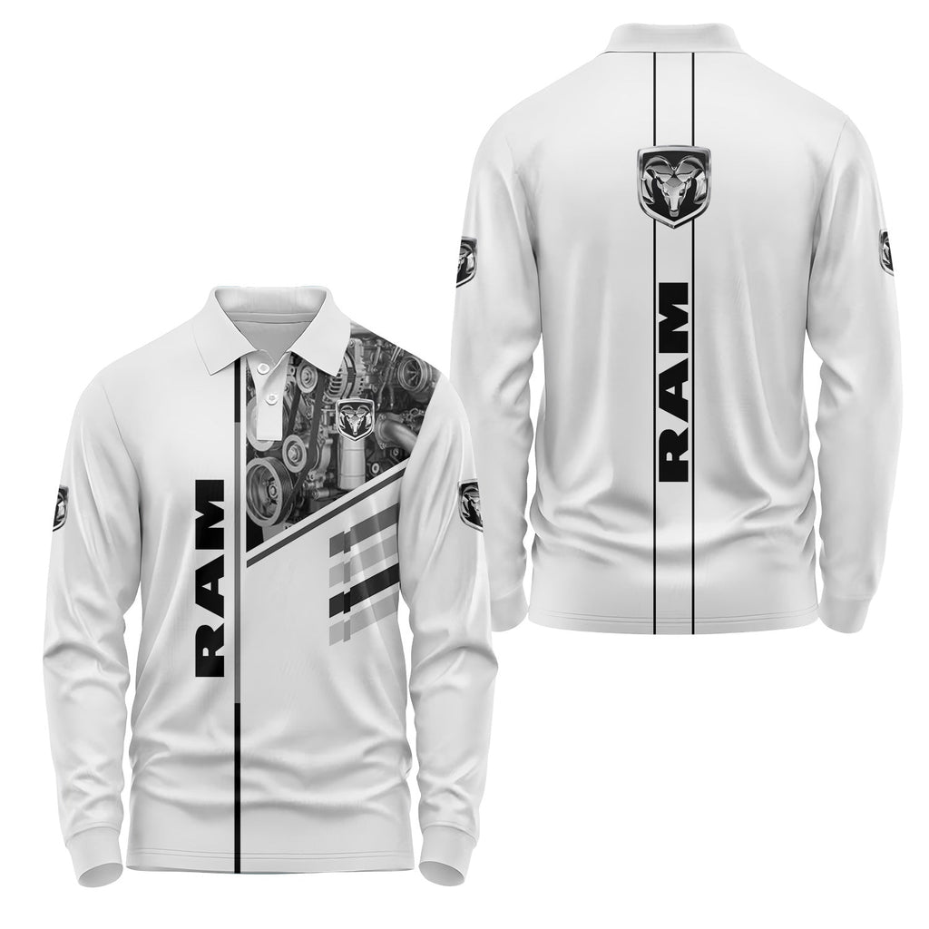 Ram Long Sleeve Polo USPL3056
