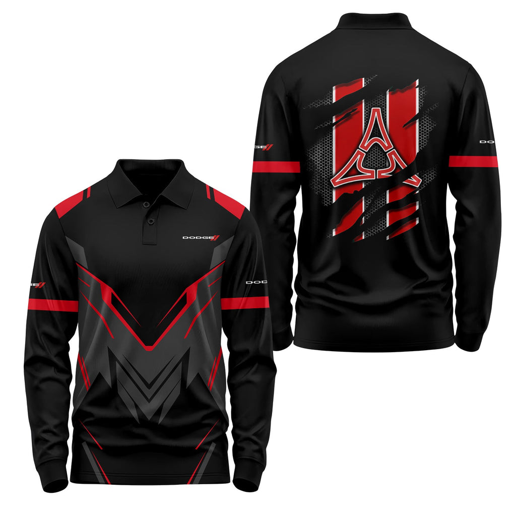 Dodge Long Sleeve Polo USPL2931