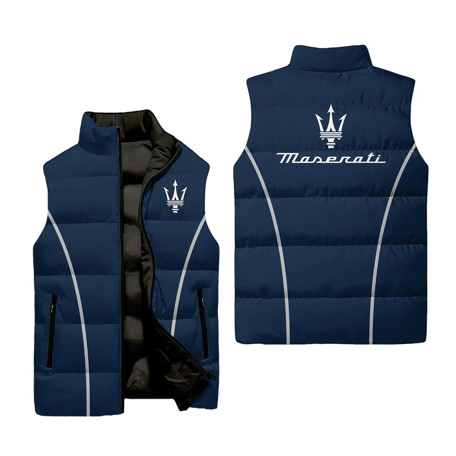 Maserati Sleeveless Puffer Jacket SC025