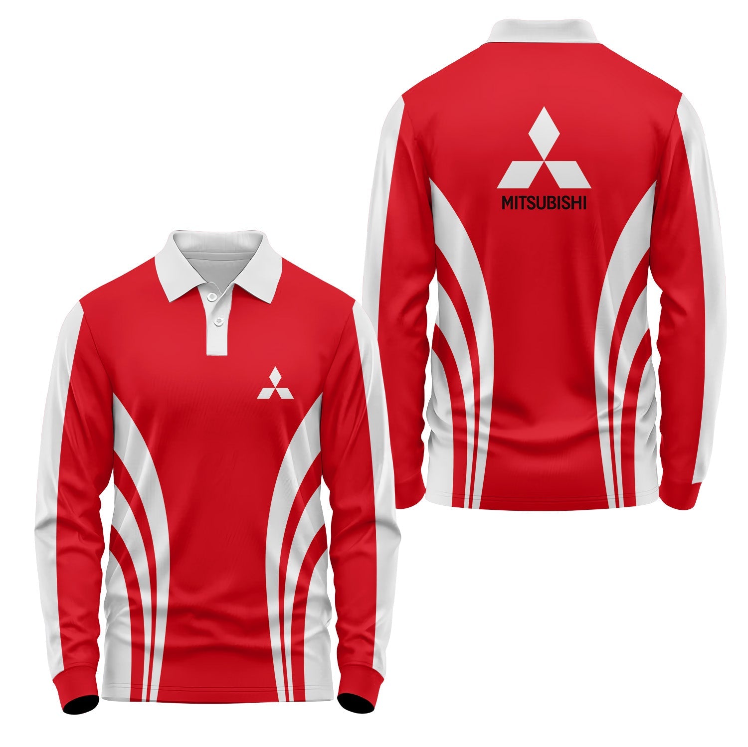 Mitsubishi Long Sleeve Polo USPL2394