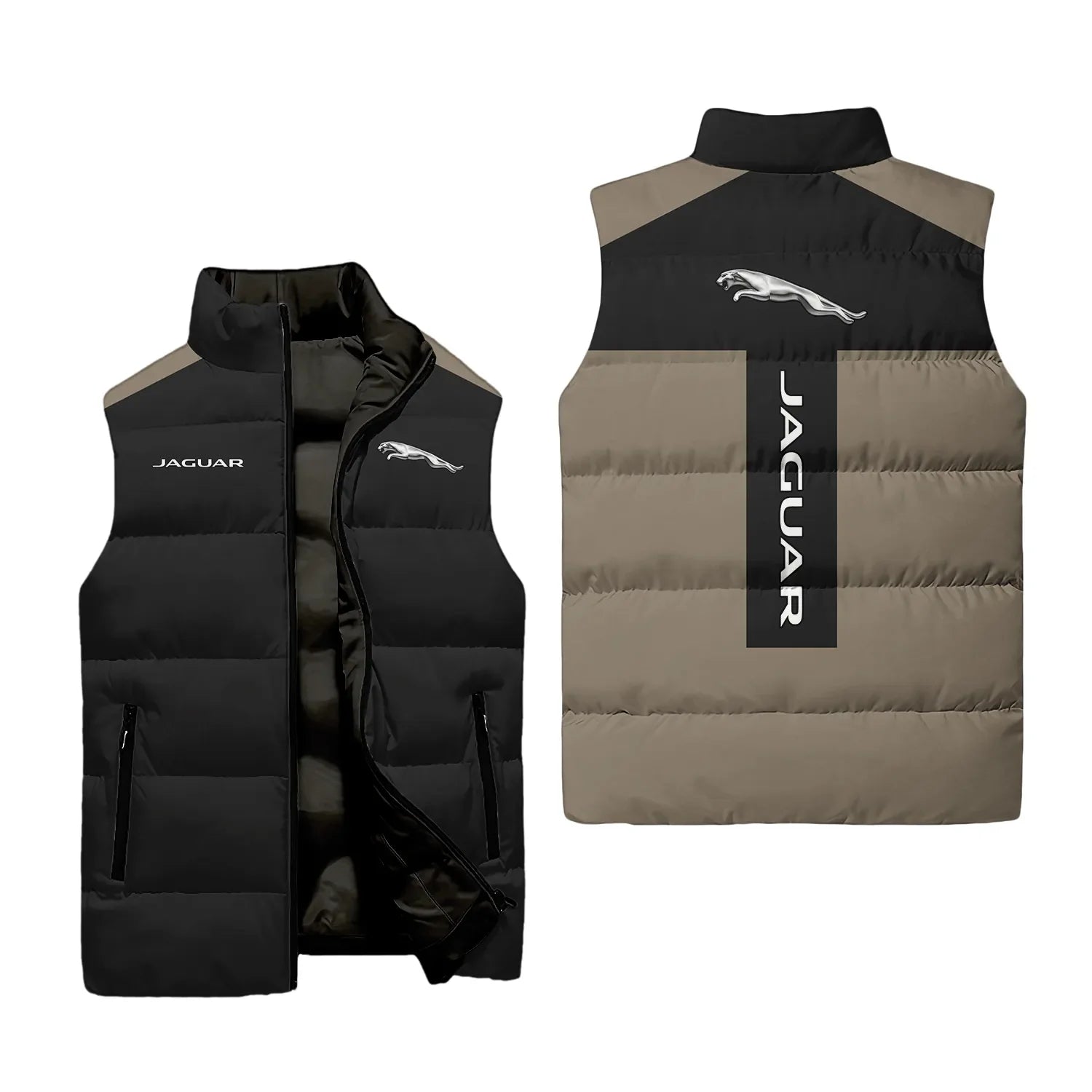 Jaguar Sleeveless Puffer Jacket SC008