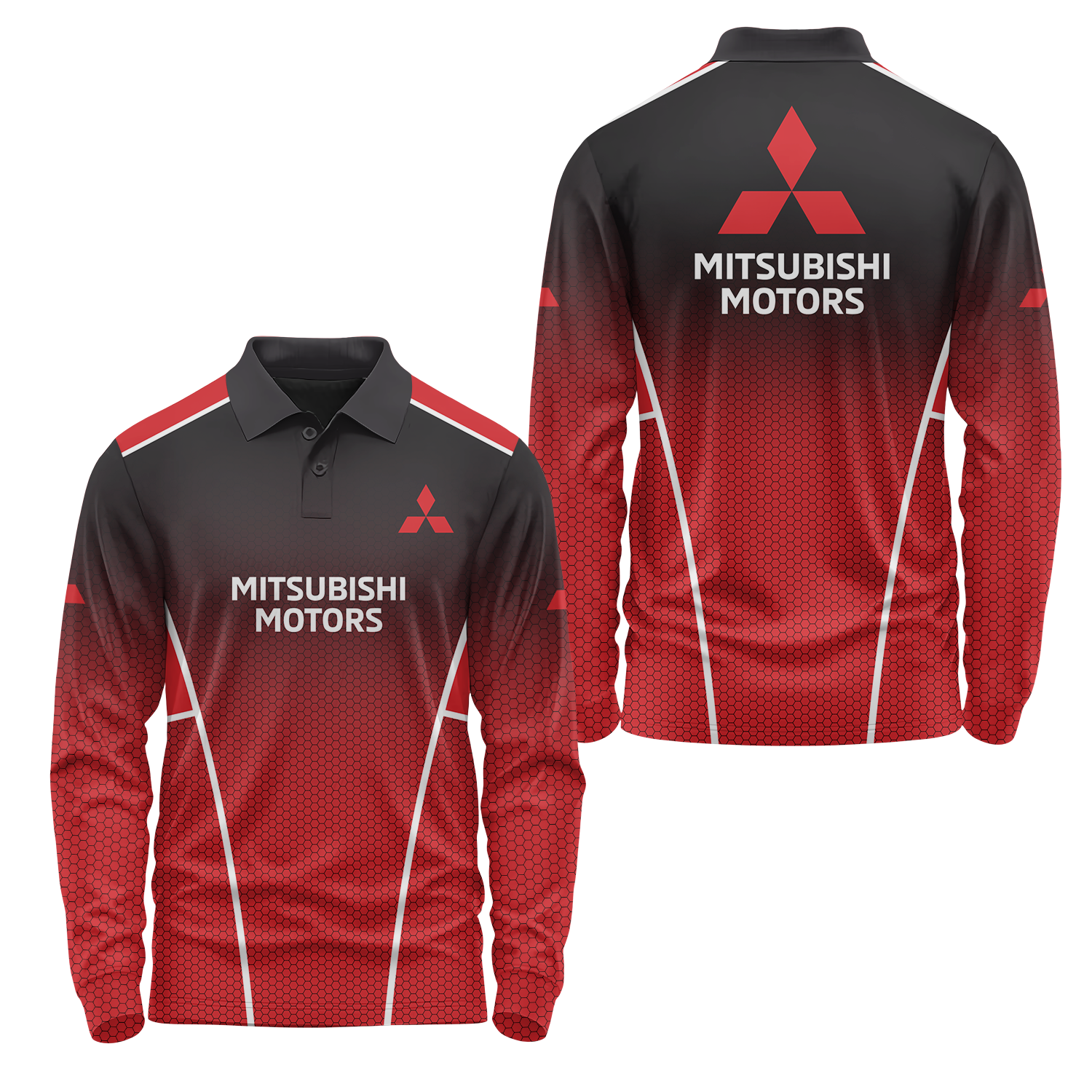 Mitsubishi Long Sleeve Polo USPL2366