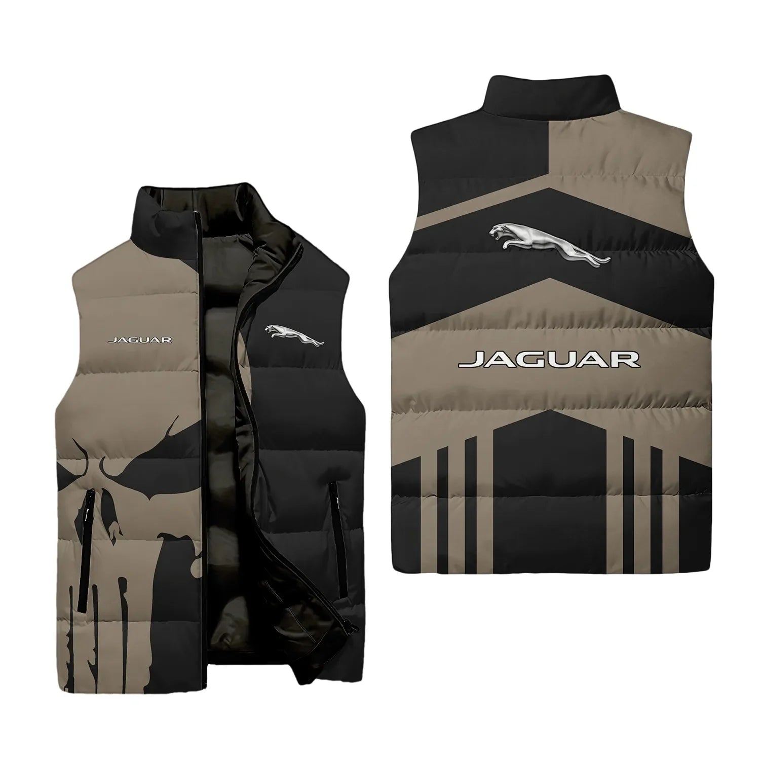 Jaguar Sleeveless Puffer Jacket SC026