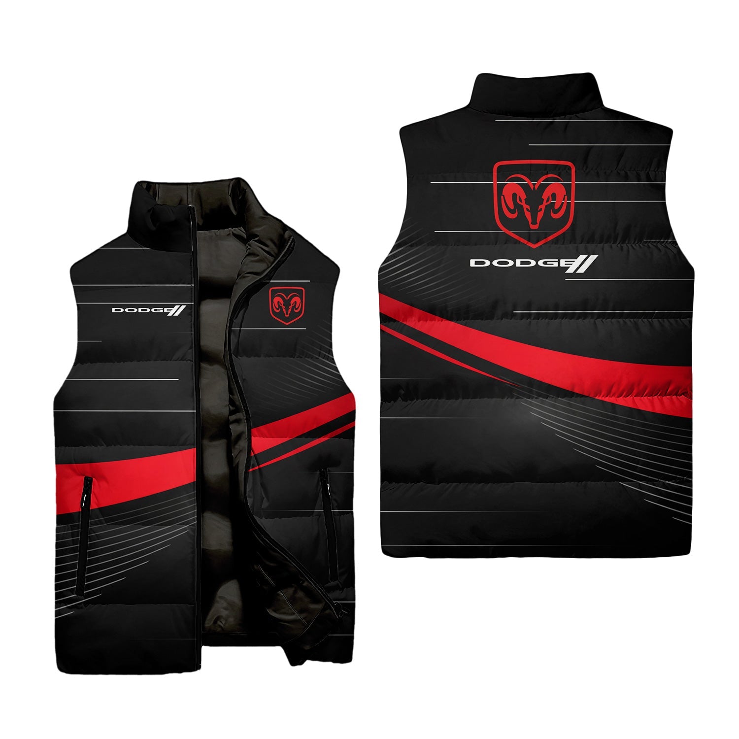 Dodge Sleeveless Puffer Jacket USPL2939