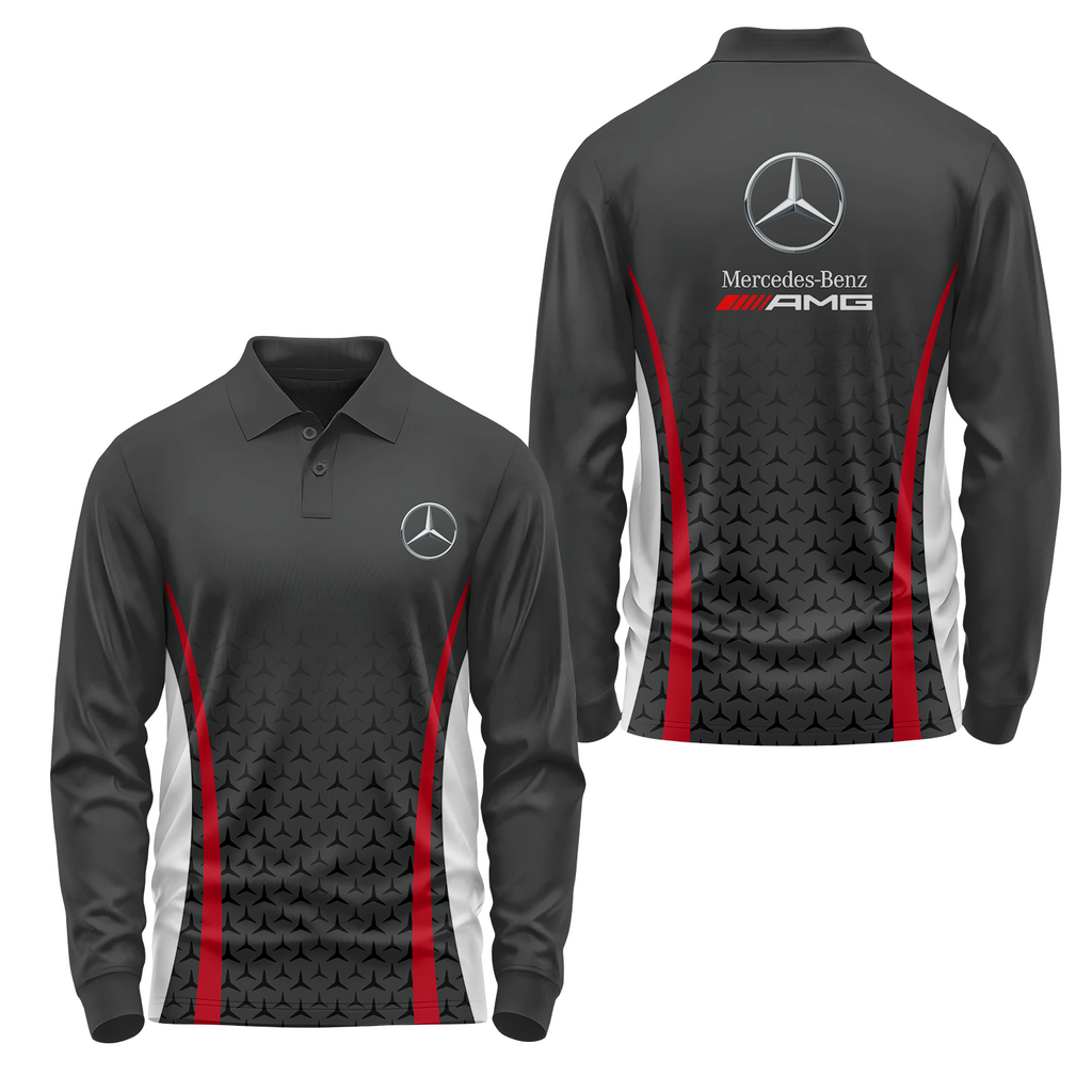 Mercedes Long Sleeve Polo MERC015