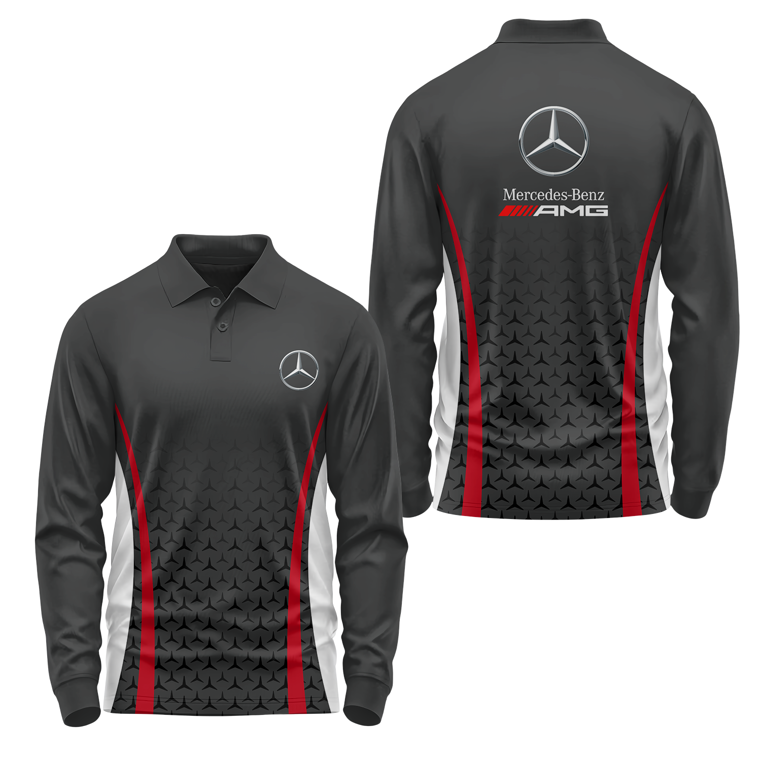 Mercedes Long Sleeve Polo MERC015