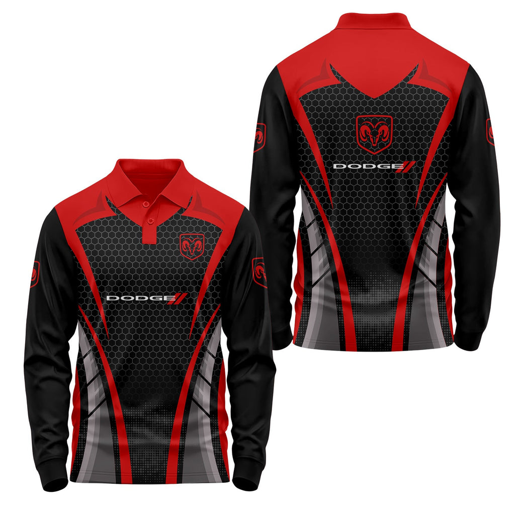 Dodge Long Sleeve Polo USPL2935