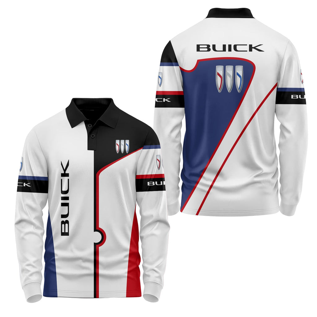 Buick Long Sleeve Polo USPL3090