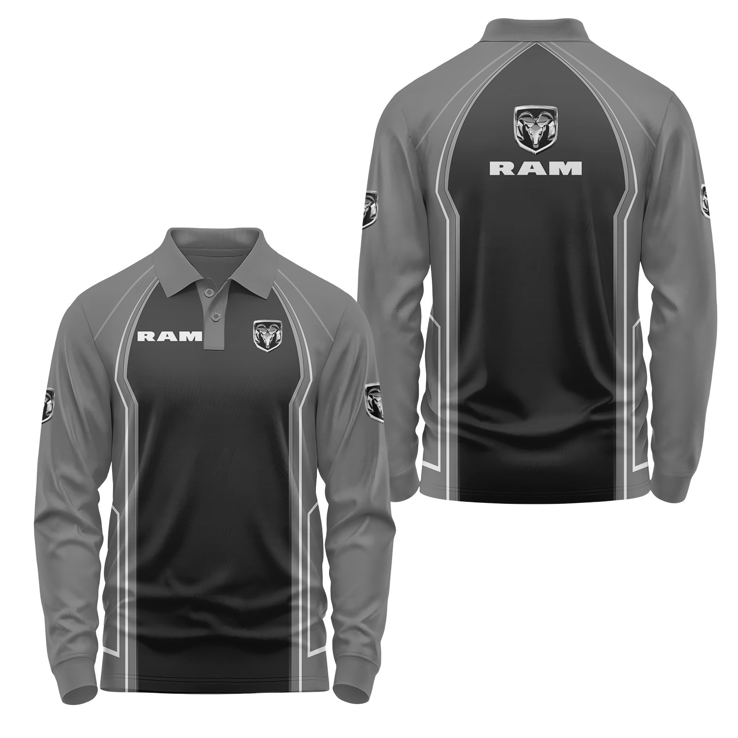 Ram Long Sleeve Polo USPL3053
