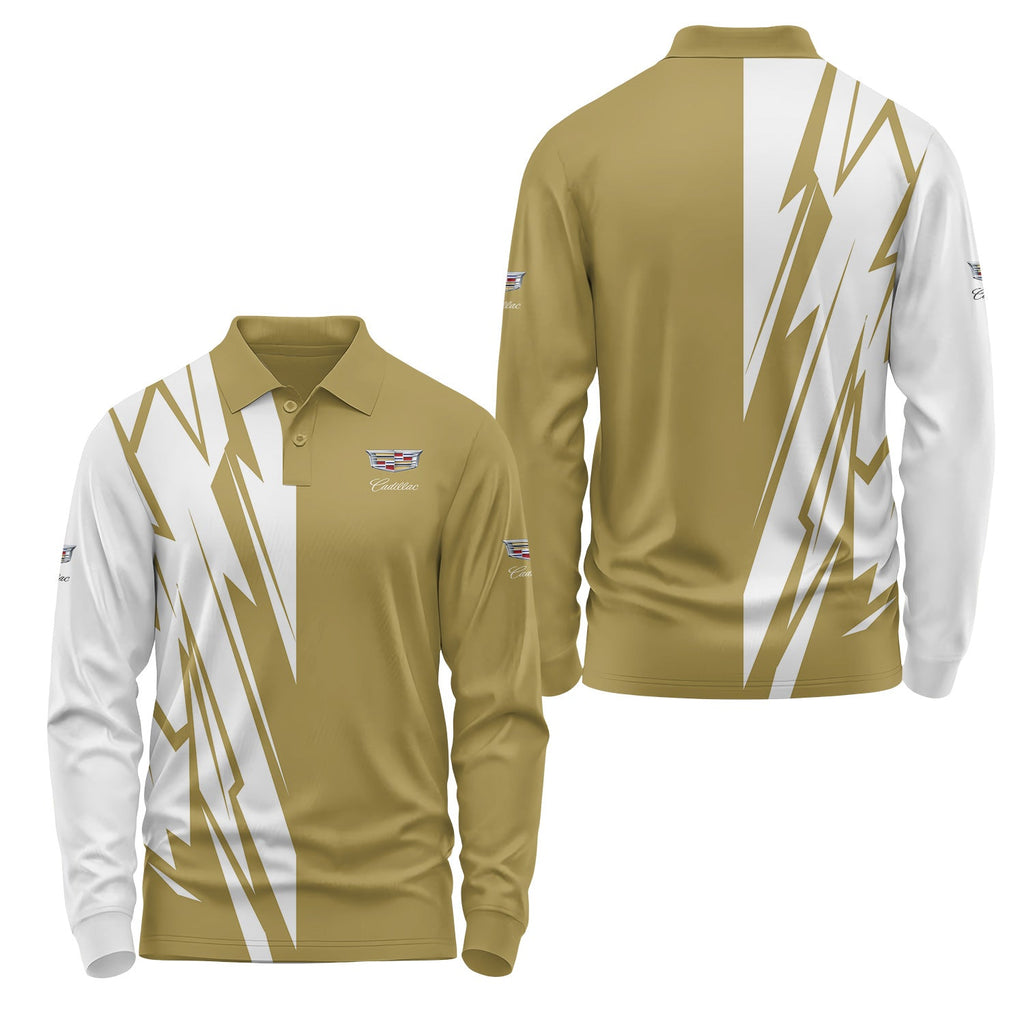 Cadillac Long Sleeve Polo USPL2823