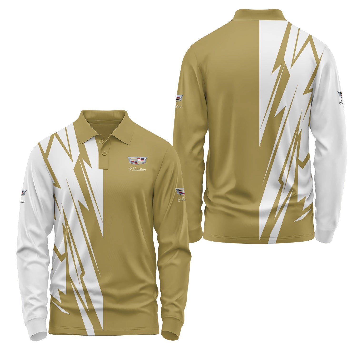 Cadillac Long Sleeve Polo USPL2823