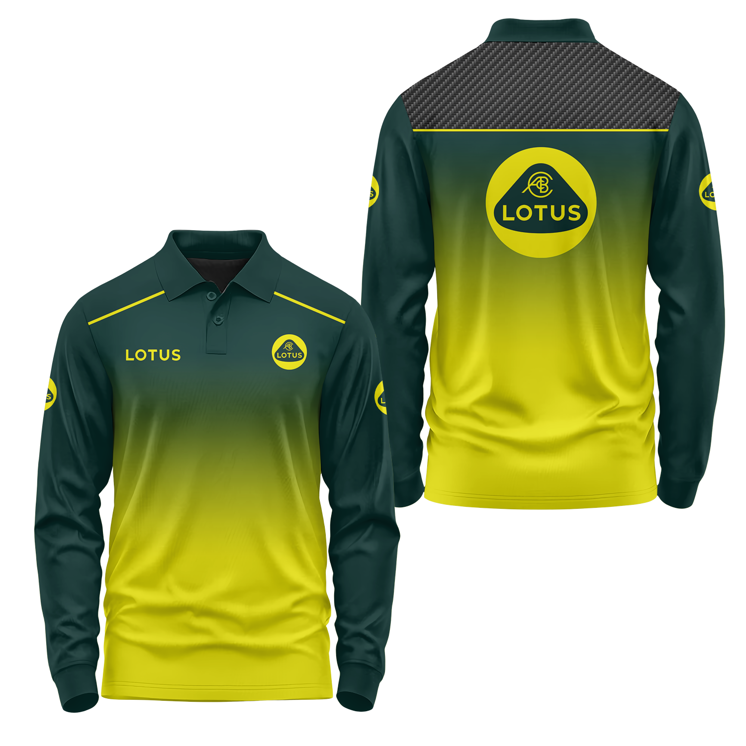 Lotus Long Sleeve Polo USPL2557