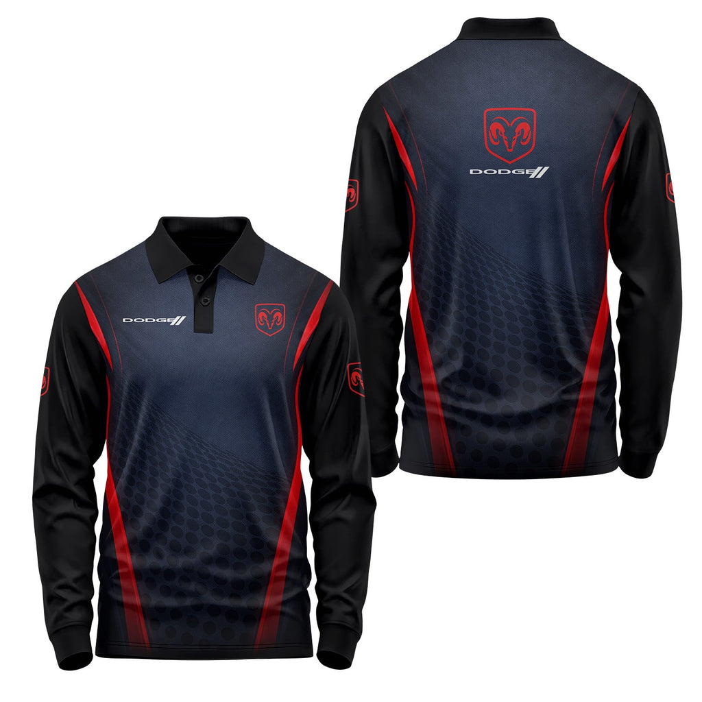 Dodge Long Sleeve Polo USPL2934