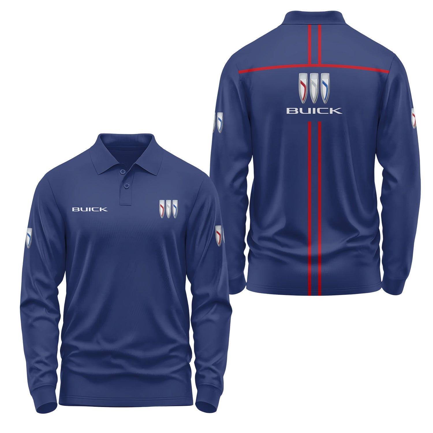 Buick Long Sleeve Polo USPL3105