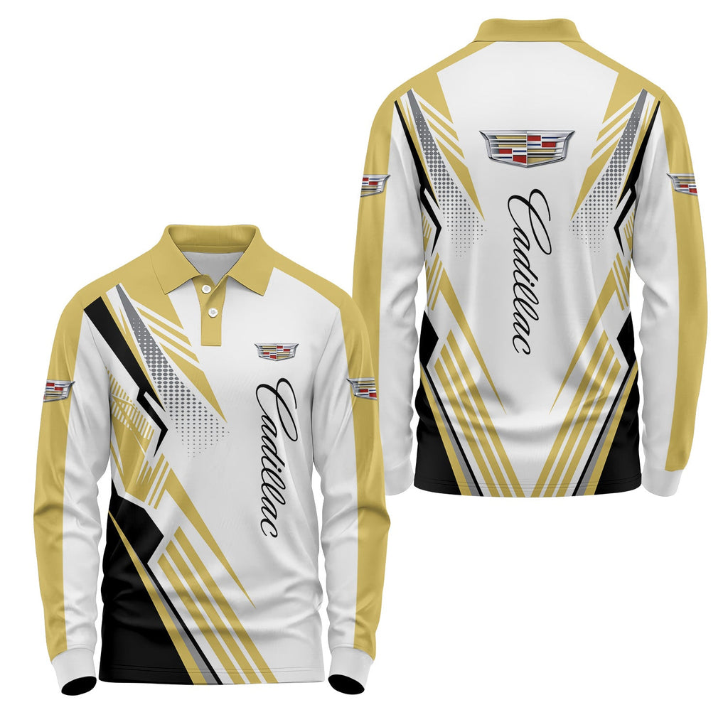 Cadillac Long Sleeve Polo USPL2835