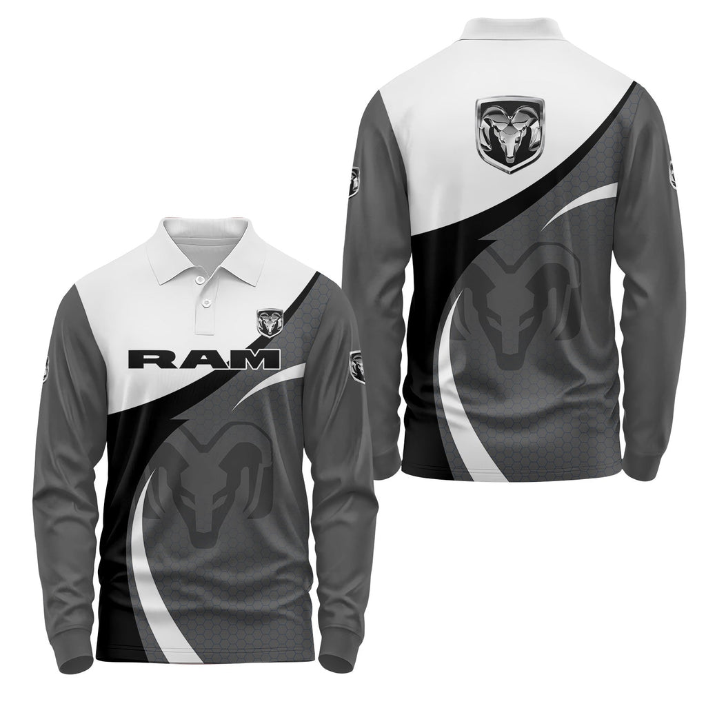 Ram Long Sleeve Polo USPL3042