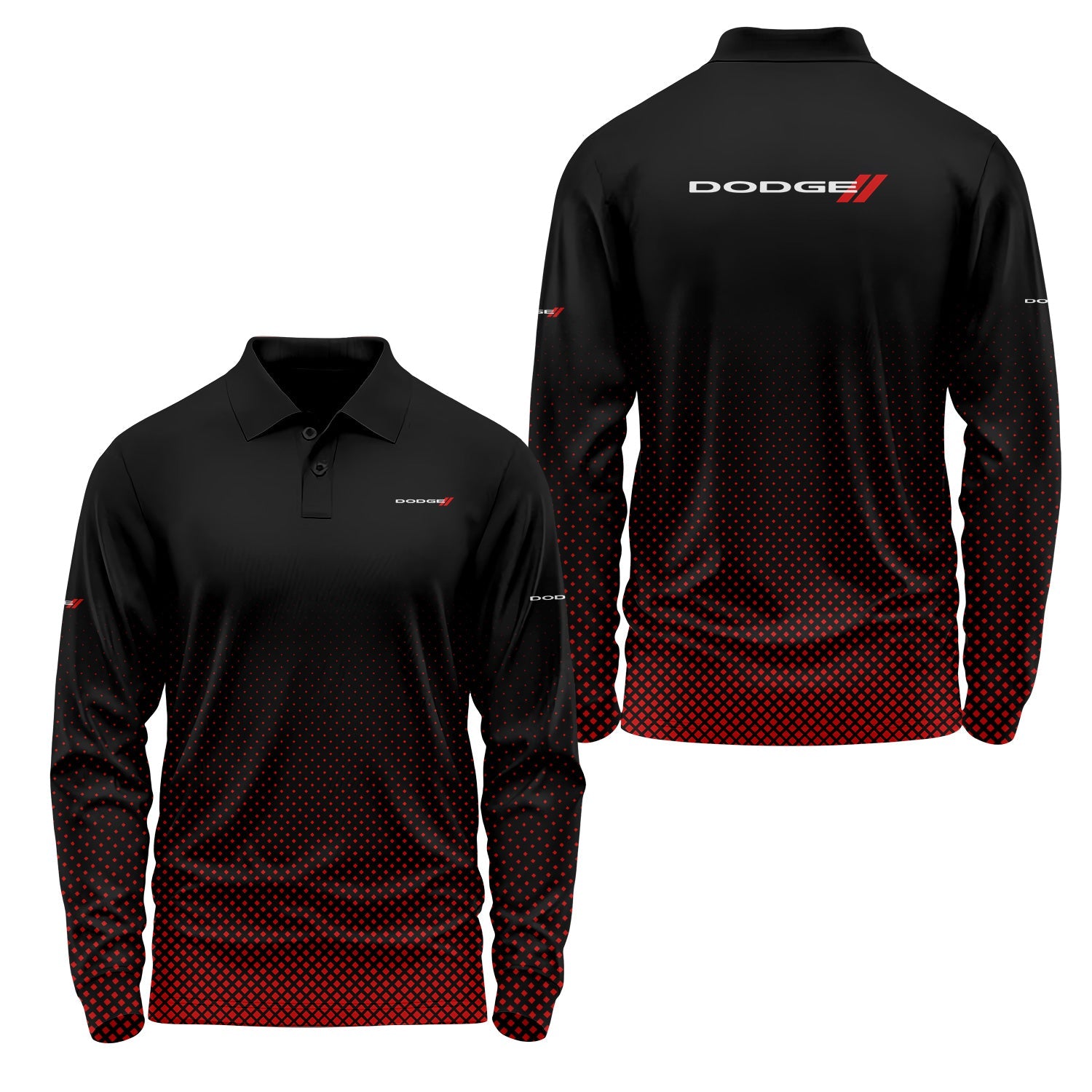 Dodge Long Sleeve Polo USPL2913