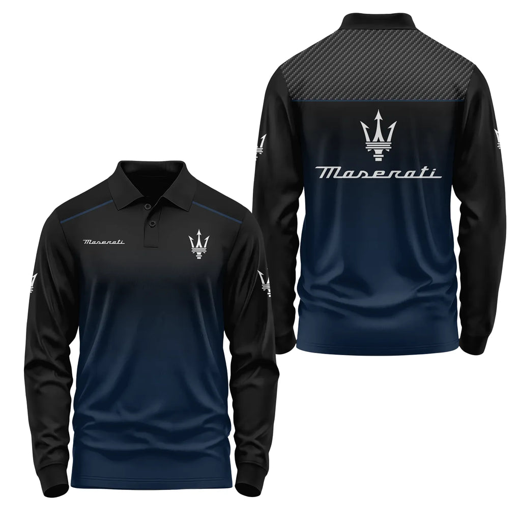 Maserati Long Sleeve Polo SC001
