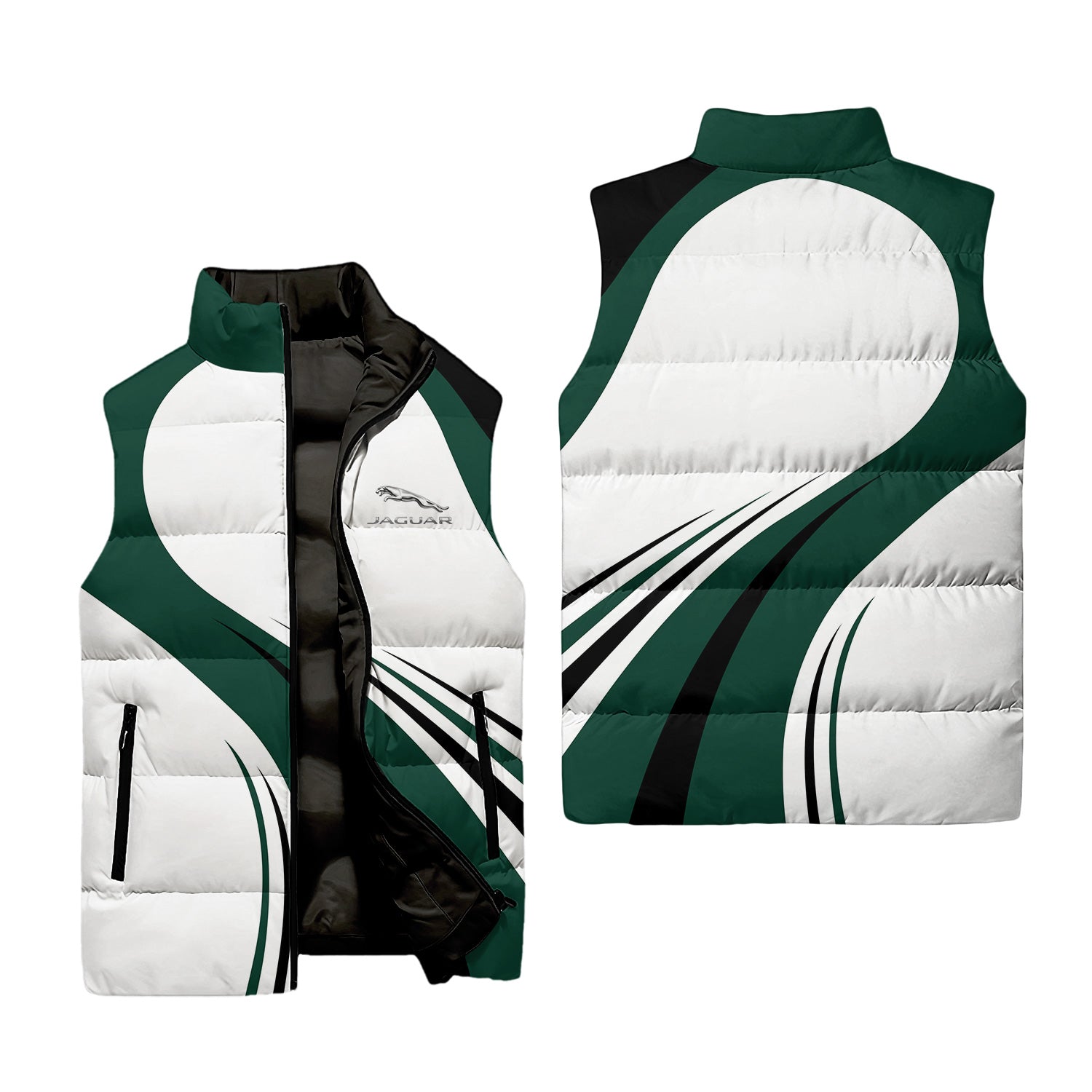 Jaguar Sleeveless Puffer Jacket USPL3253