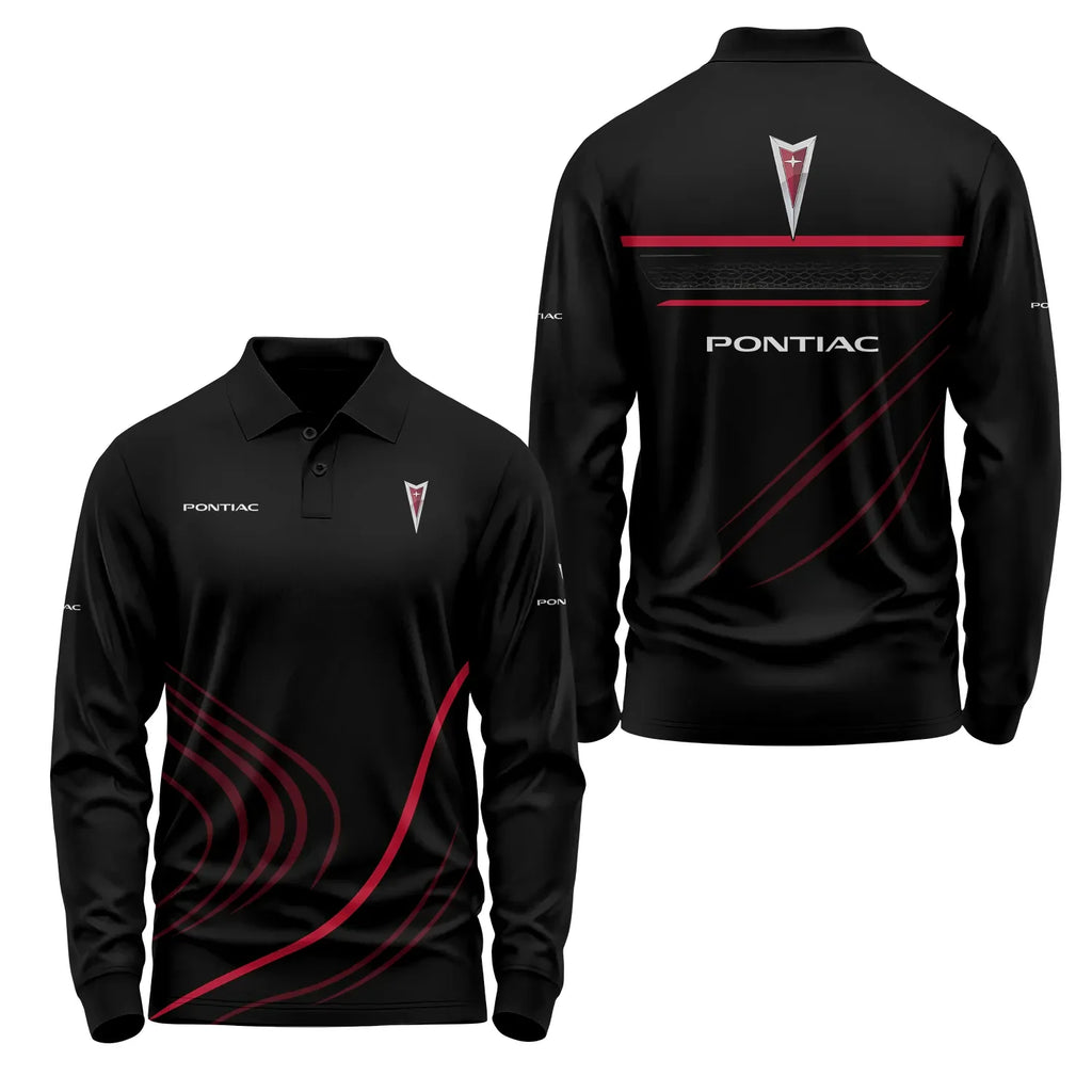 Pontiac Long Sleeve Polo SC024