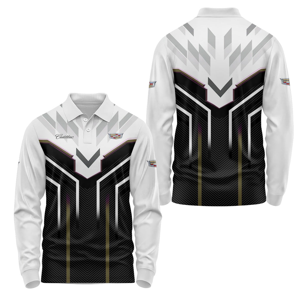 Cadillac Long Sleeve Polo USPL2827