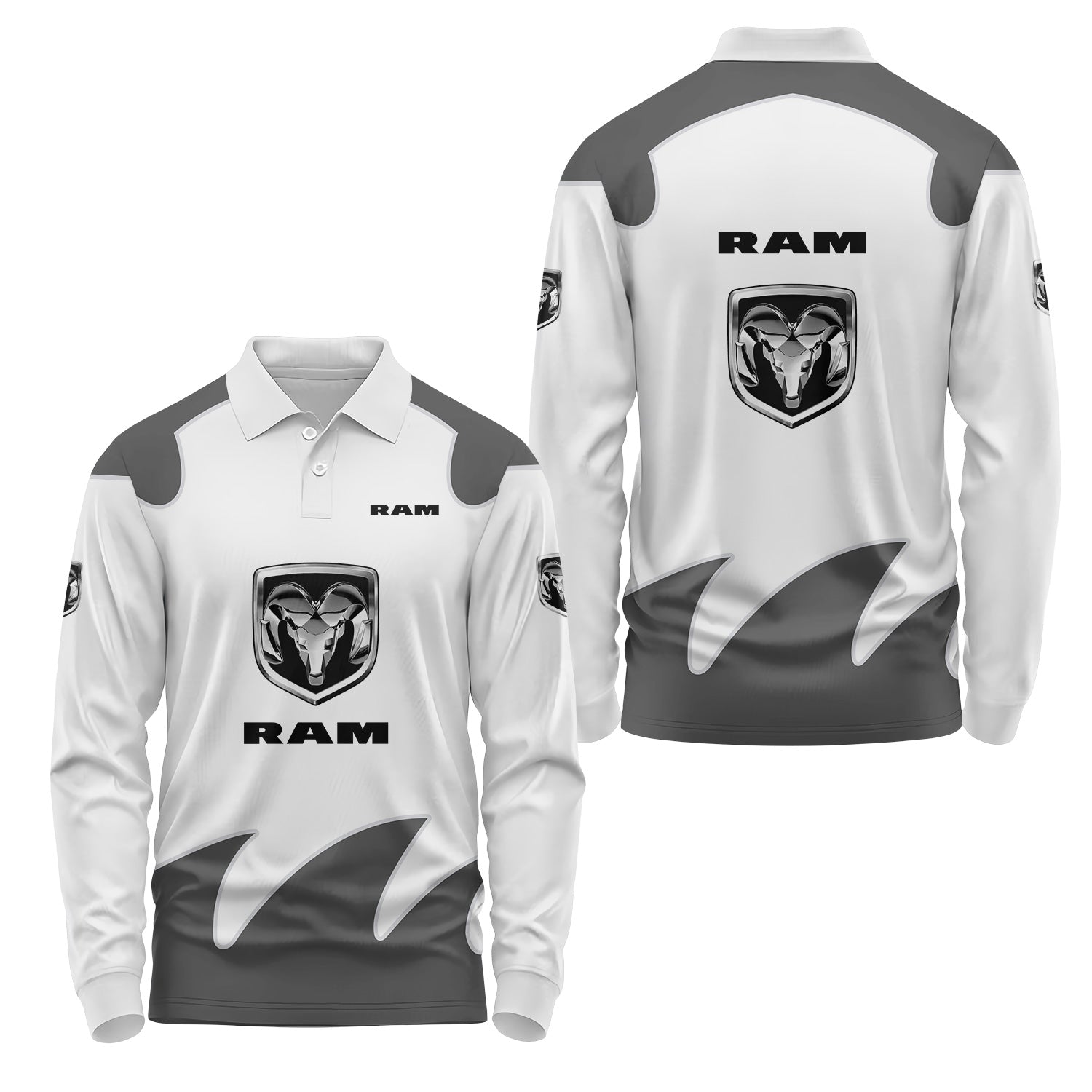 Ram Long Sleeve Polo USPL3076