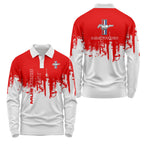 Ford Mustang Long Sleeve Polo USPL2718