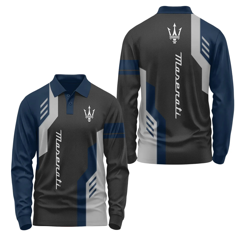 Maserati Long Sleeve Polo SC029