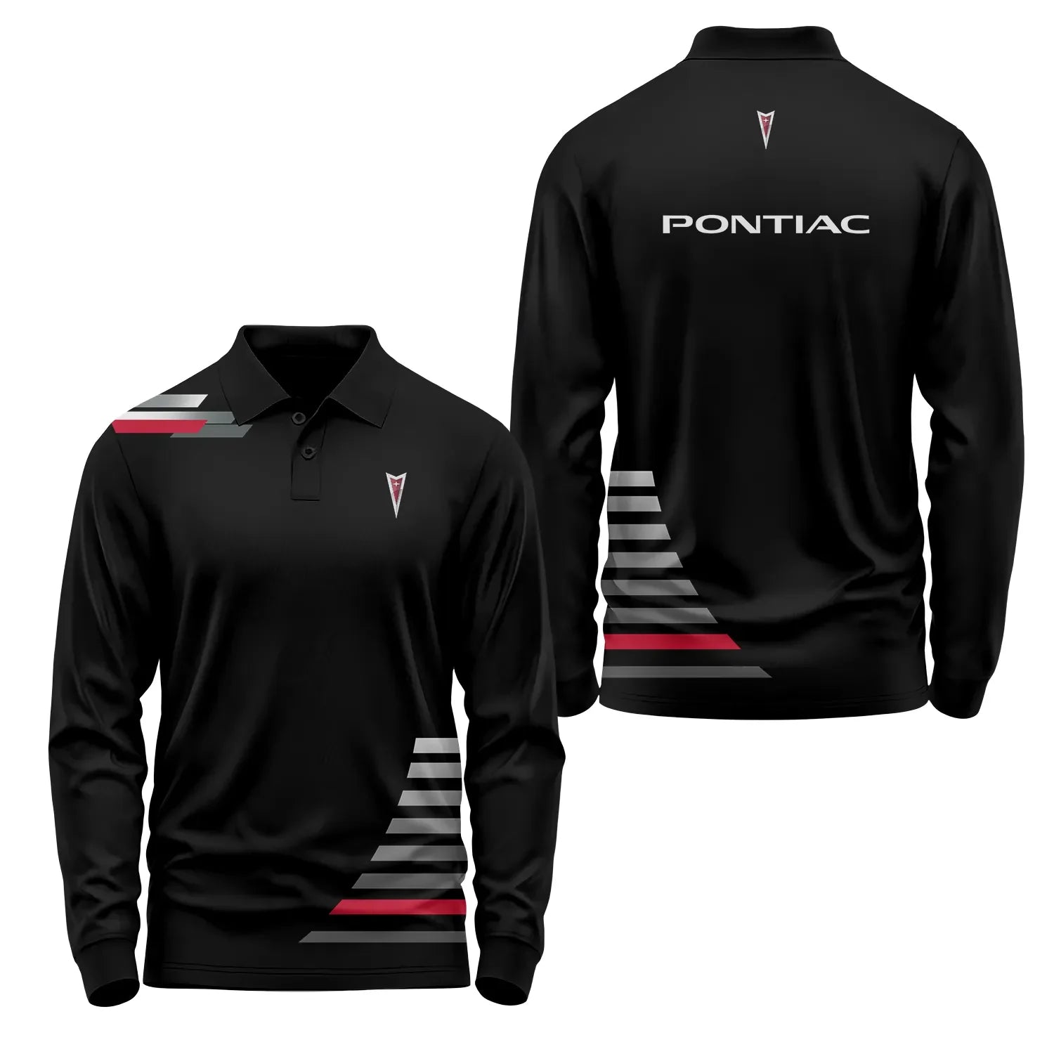 Pontiac Long Sleeve Polo SC034